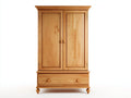 Armarios de madera 115x58x195 cm - natural para dormitorio - 2 puertas con 1 cajón