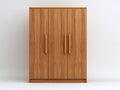Armarios 160x55x220 cm de madera - marrón - estilo moderno con 3 puertas